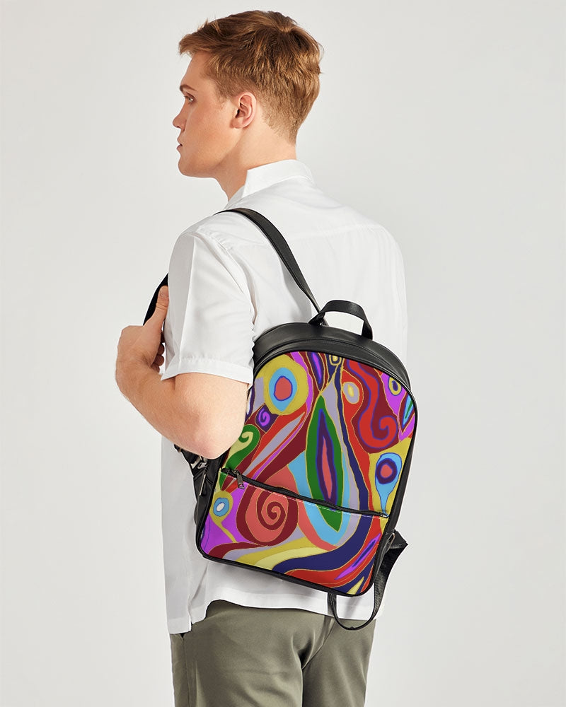 May Afternoon Classic Faux Leather Backpack