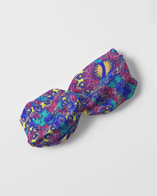 Caribbean Grafitti Twist Knot Headband Set