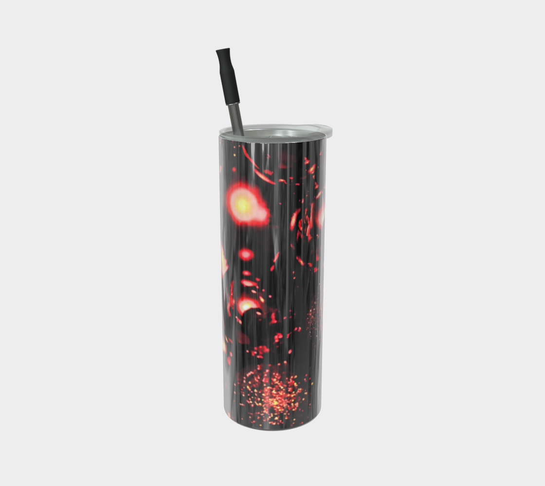 Christmas Red Stainless Steel Tumbler