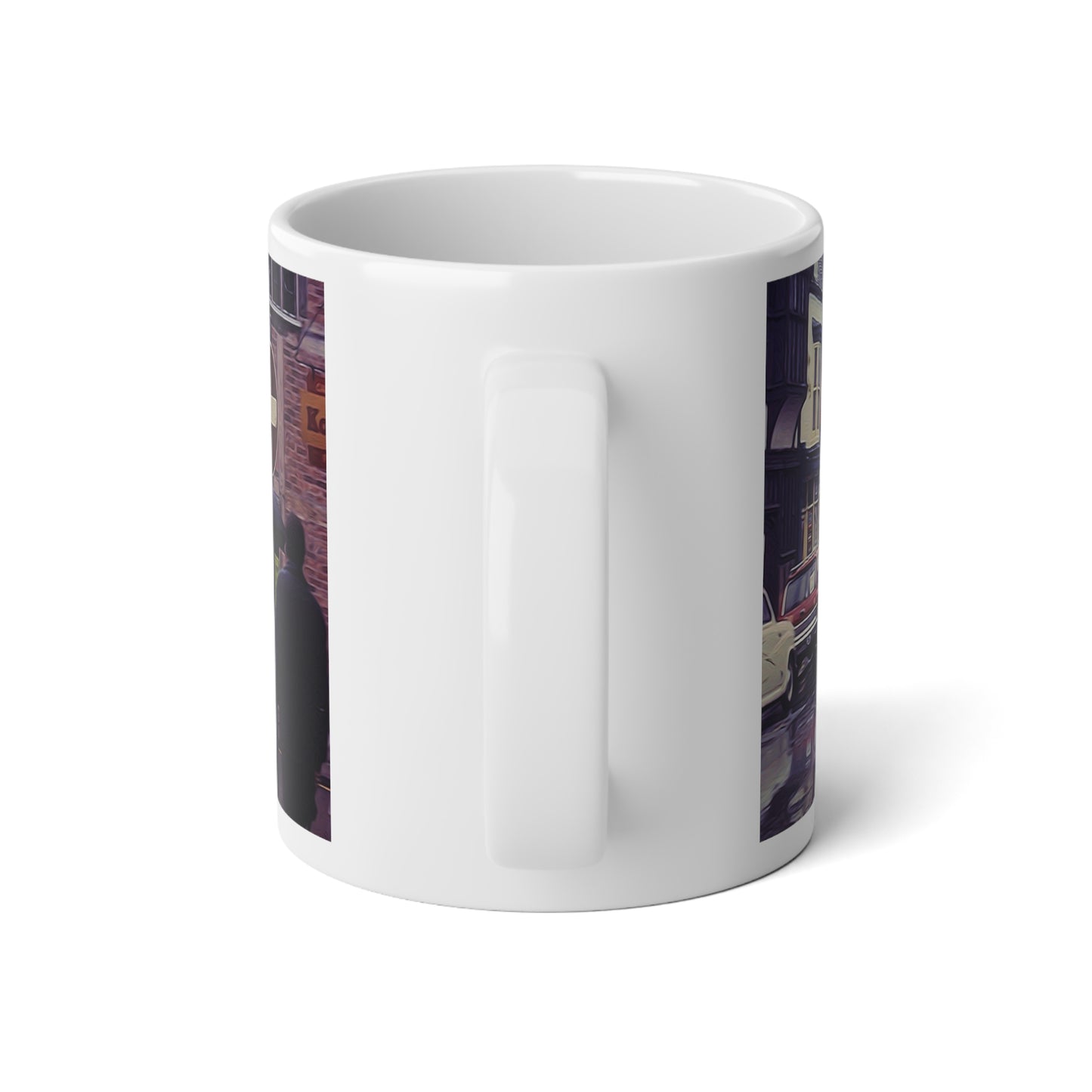 Rainy Day In England 1971 Jumbo Mug for Cozy Sips, Perfect Artisan Gift, Home Decor, Coffee Lovers, Rainy Day Vibes