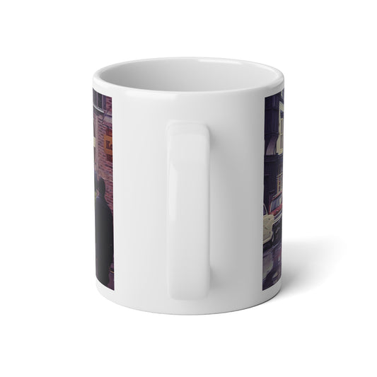 Rainy Day In England 1971 Jumbo Mug for Cozy Sips, Perfect Artisan Gift, Home Decor, Coffee Lovers, Rainy Day Vibes