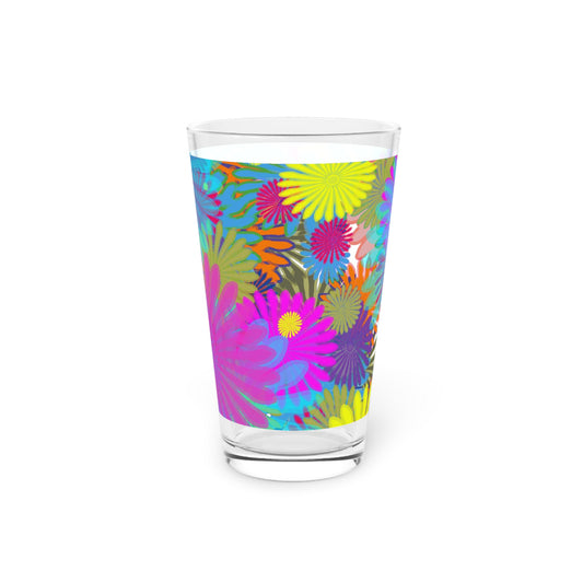 Daisy Festival Pint Glass, 16oz
