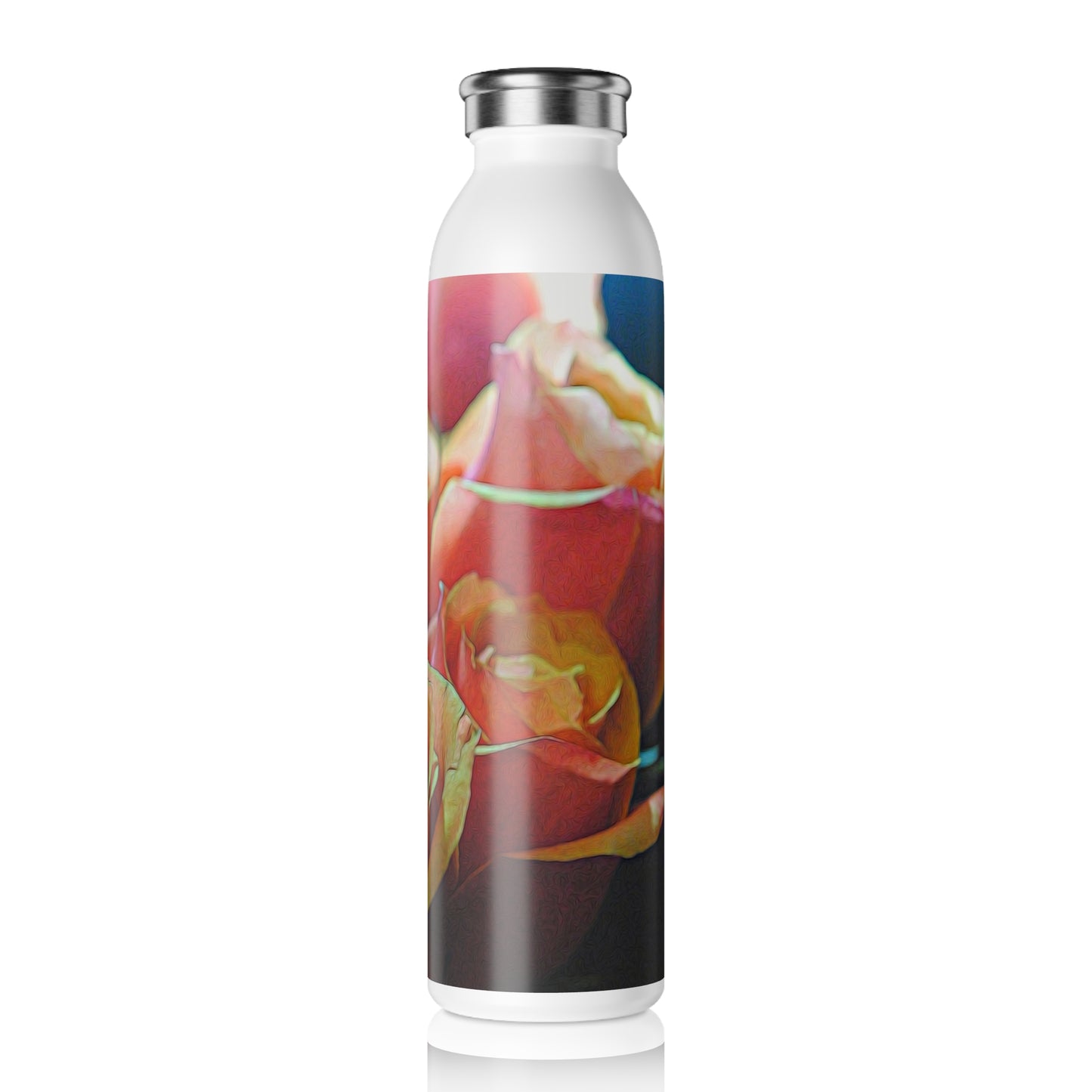 Pink and Orange Roses Stainless Steel Water Bottle, Eco-Friendly Hydration, Gift for Nature Lovers, Travel Companion, Motivational Quote Bottle, [...]