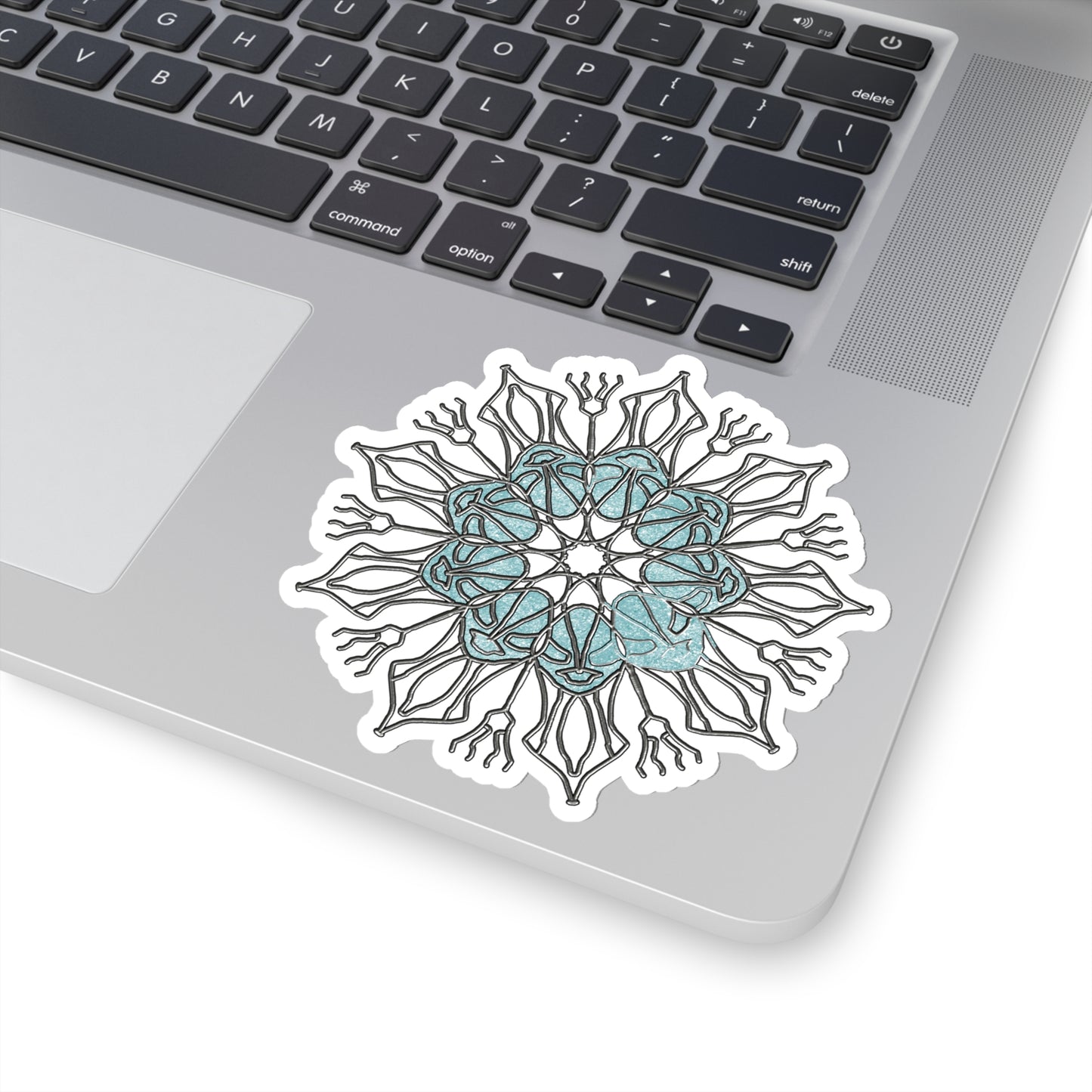 Snowflake Mandala Kiss-Cut Stickers
