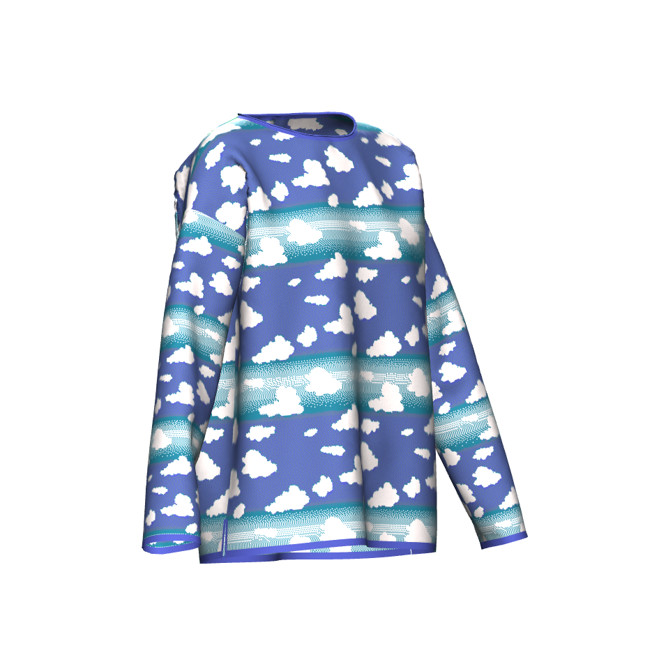 Clouds Pattern Sweater