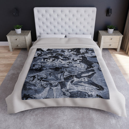 Silents Crushed Velvet Blanket