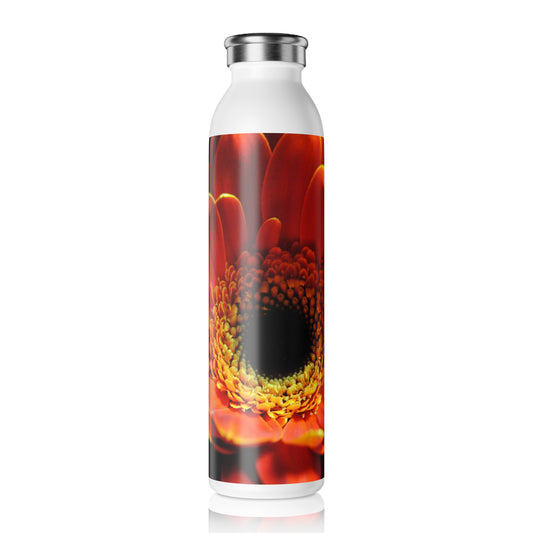 Orange Gerber Daisy Slim Water Bottle - Eco-Friendly Hydration, Trendy Water Flask, Flower Print Bottle, Perfect Gift for Nature Lovers, [...]