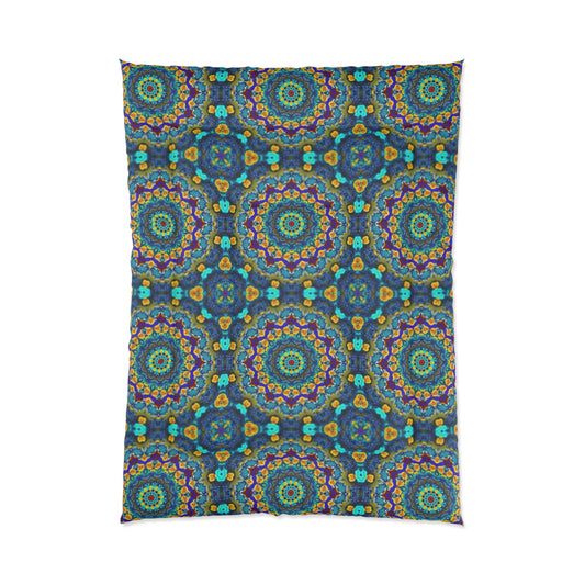 Bohemian Mandala Comforter — Colorful Kaleidoscope Bedding