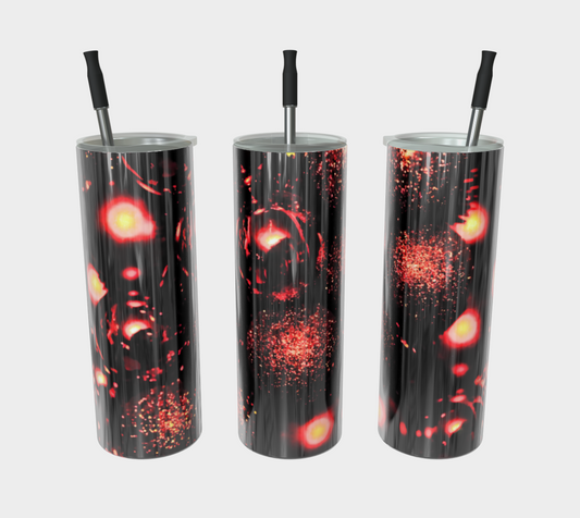 Christmas Red Stainless Steel Tumbler
