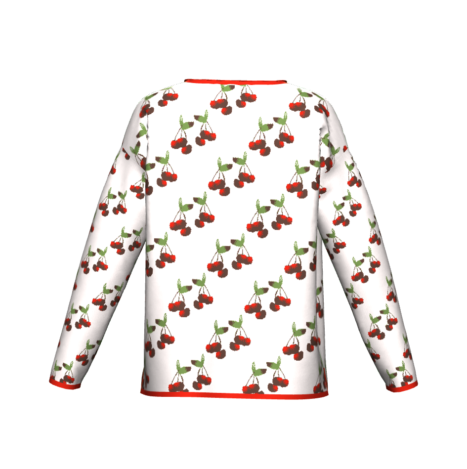 Cherries Pattern Sweater