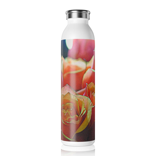 Pink and Orange Roses Stainless Steel Water Bottle, Eco-Friendly Hydration, Gift for Nature Lovers, Travel Companion, Motivational Quote Bottle, [...]