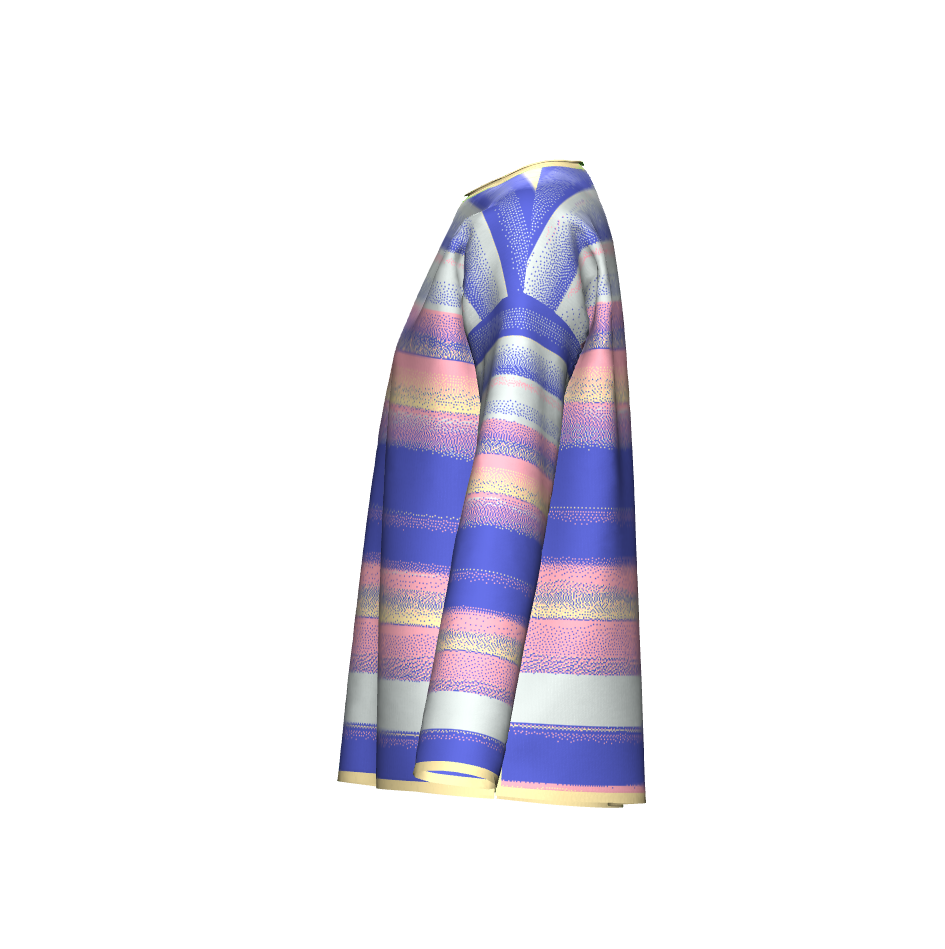 Cotton Candy Stripes Sweater