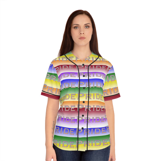 Pride LGBTQ Women's Baseball Jersey (AOP)