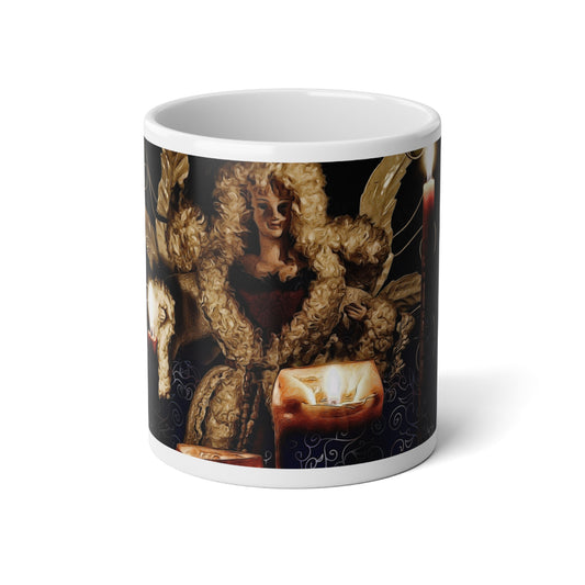 20oz Holiday Angel Candle Jumbo Mug