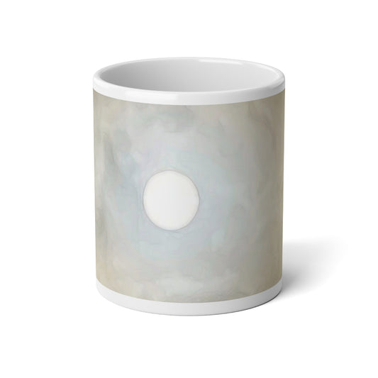 Harvest Moon Jumbo Mug, 20oz - Perfect for Morning Coffee, Tea Lover Gift, Cozy Home Decor, Unique Housewarming Present, Minimalist Style