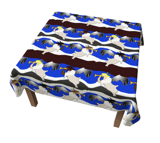 Angels Pattern Table Cloth