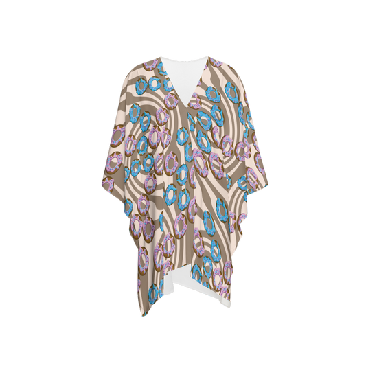 Donuts Coffee Swirl Women's Silky-like Wrap-Ultra-Soft and Smooth