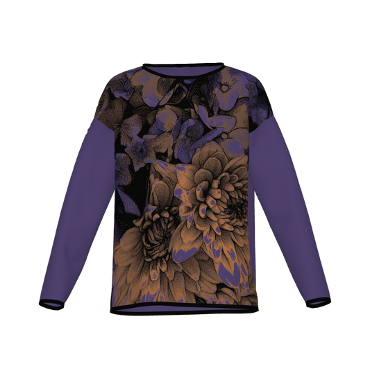October Flowers 1 Knit Sweater