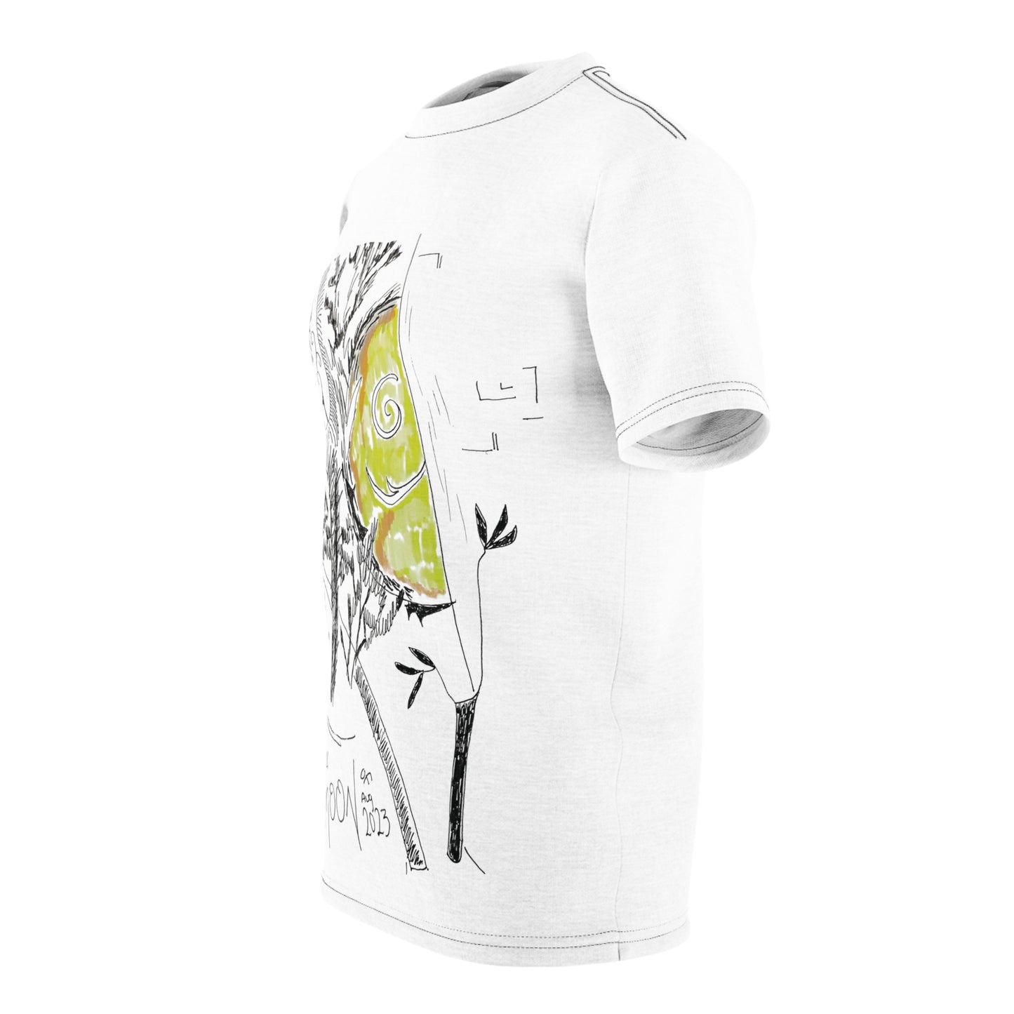 Sturgeon Moon Unisex Cut & Sew Tee (AOP)