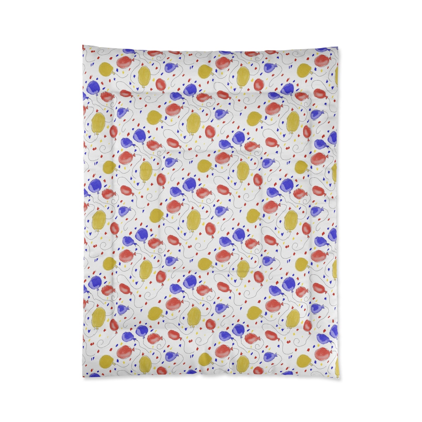 Balloon Pattern Comforter — Kids & Teen Playful Polka Dot Bedding