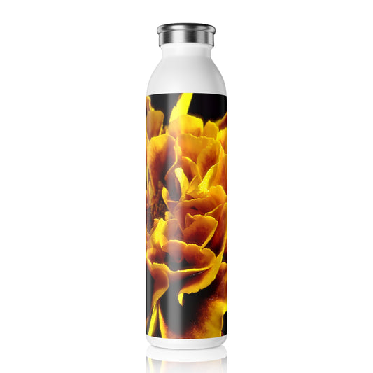Marigold Center Slim Water Bottle, Vibrant Flower Print, Reusable Hydration Gift, Eco-Friendly Drinkware, Summer Picnic Essential, Nature Lover [...]