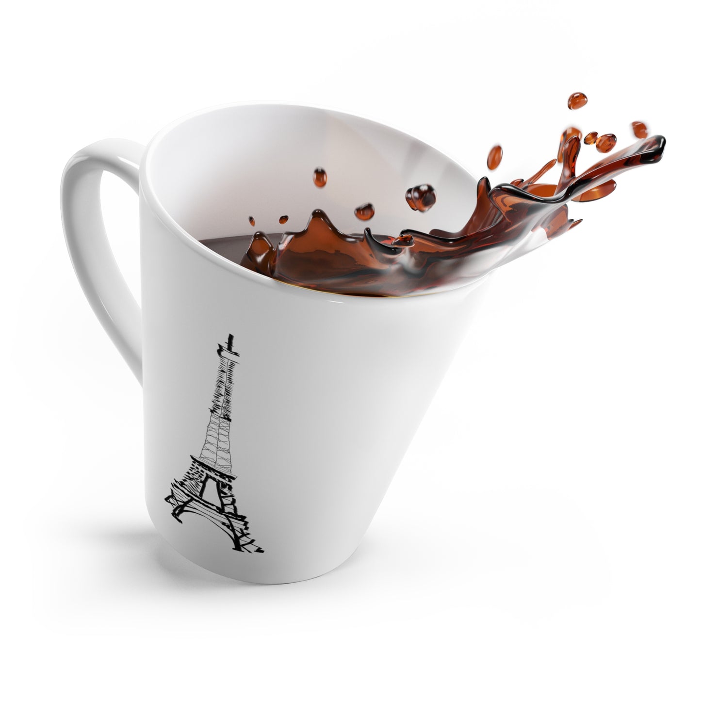 Eiffel Tower Latte Mug