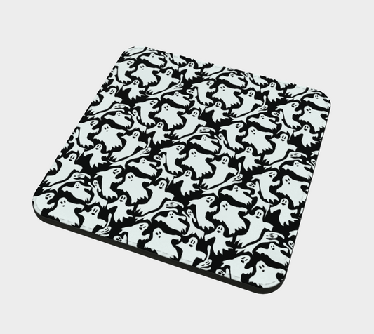 Ghosties Pattern Coaster