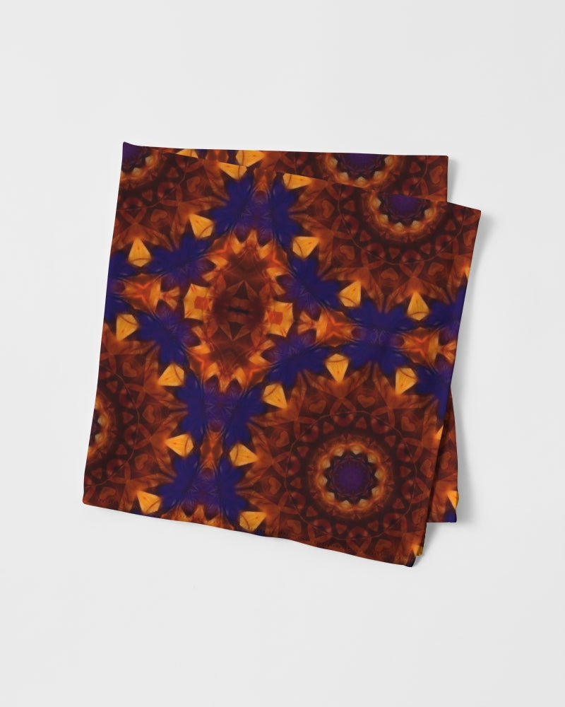 Blue Orange Red Kaleidoscope Bandana Set