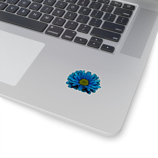 Blue Daisy Kiss-Cut Stickers