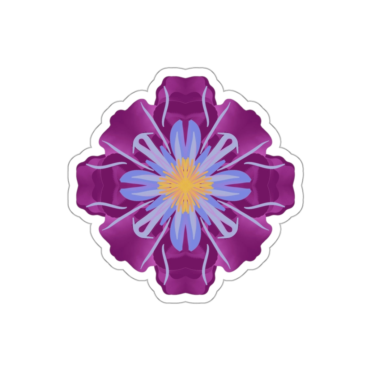 Fanciful Flowers 3 Kiss-Cut Stickers