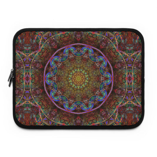 Blue Pink Windy Abstract Laptop Sleeve