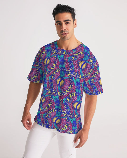 Caribbean Grafitti Men's All-Over Print Premium Heavyweight Tee