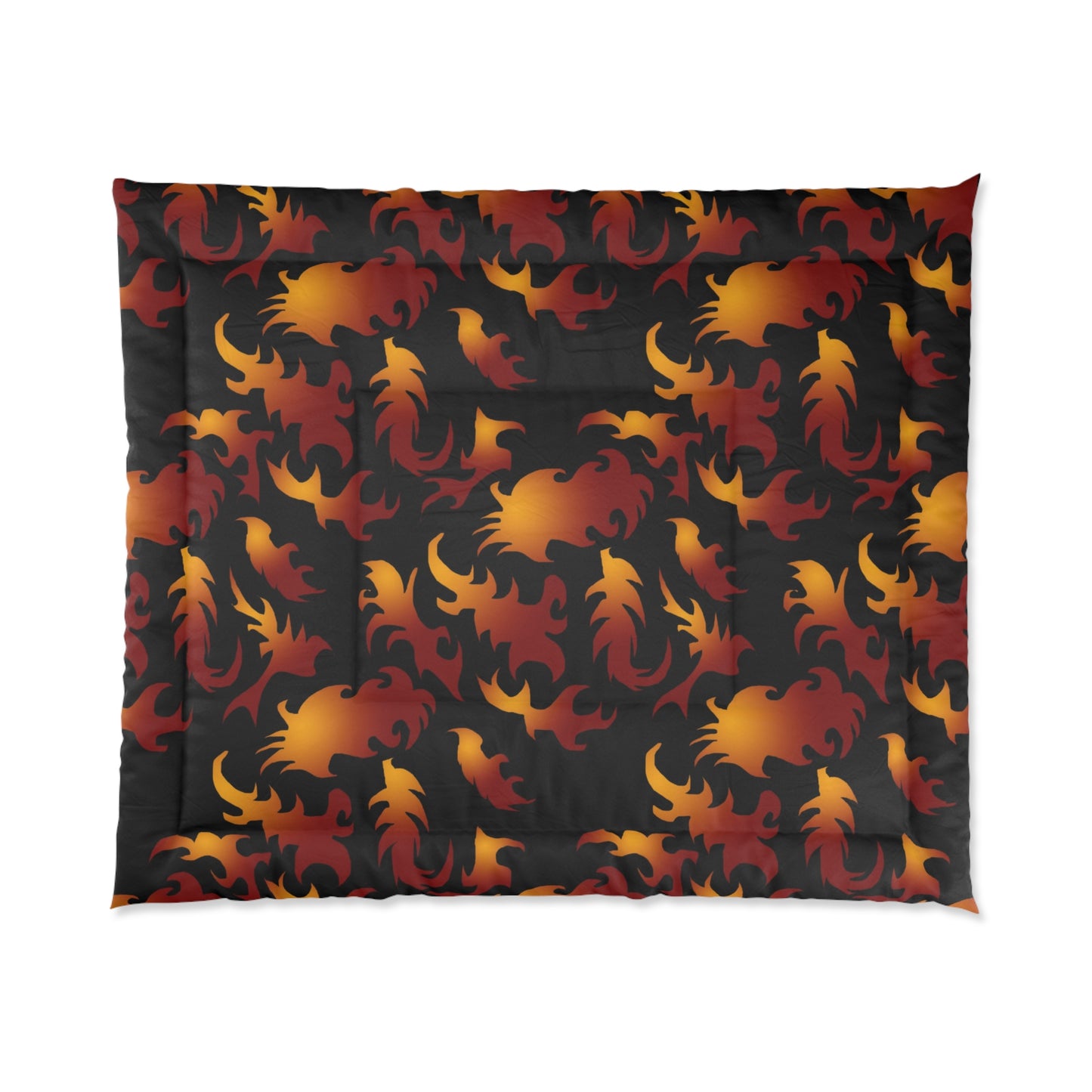 Flame Pattern Comforter —  Bedding