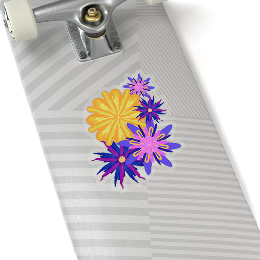 Fanciful Flowers Kiss-Cut Stickers