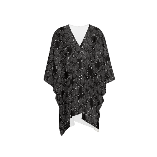Black Roses Women's Silky-like Wrap-Ultra-Soft and Smooth