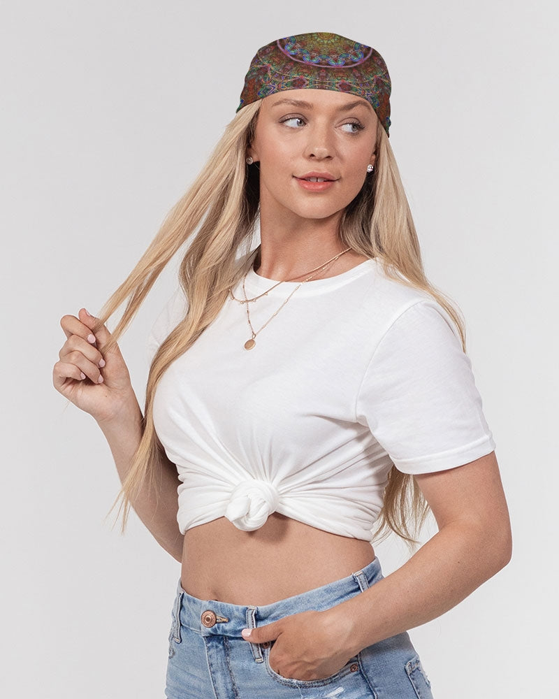 Blue Pink Windy Kaleidoscope Bandana Set