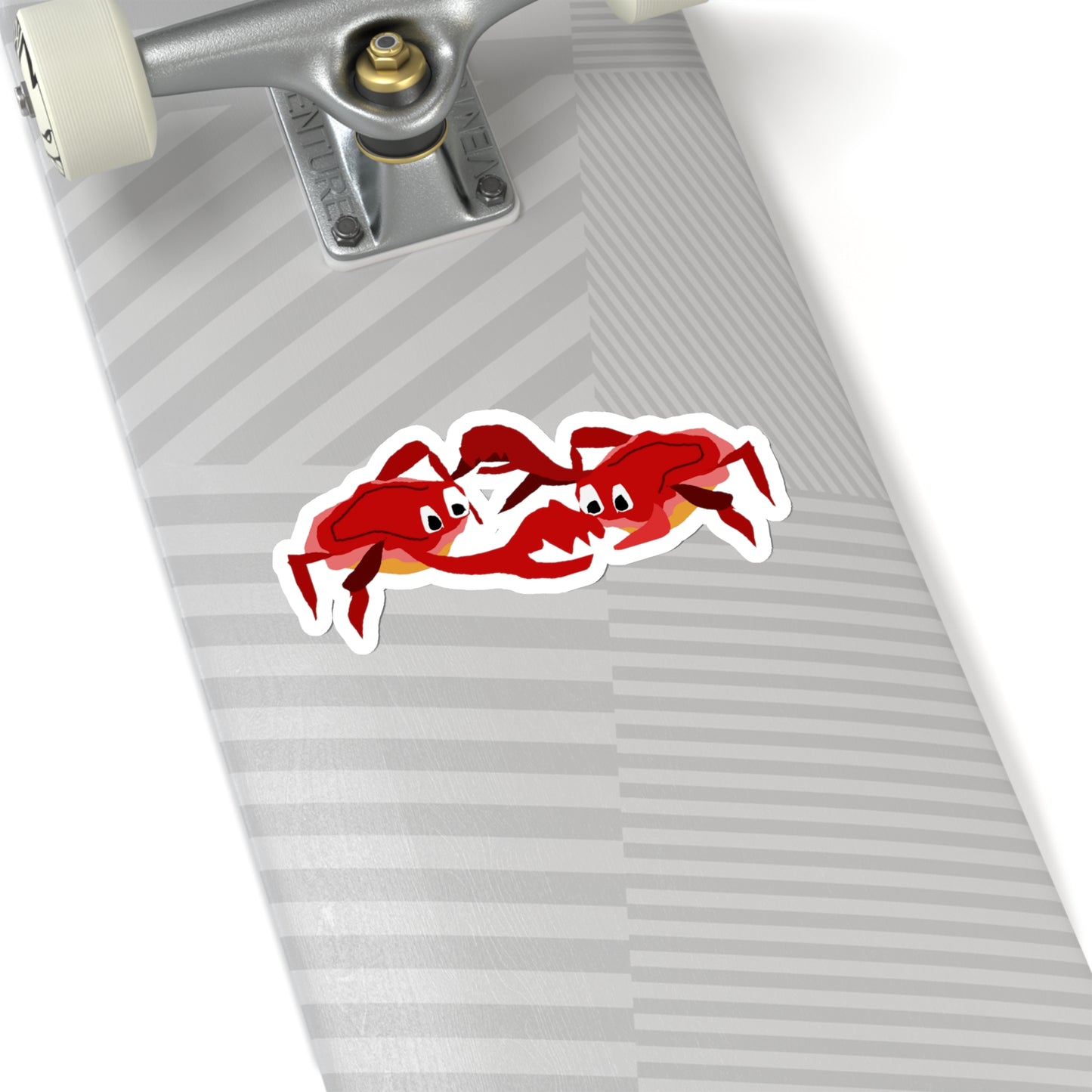 Dancing Crabbies Kiss-Cut Stickers