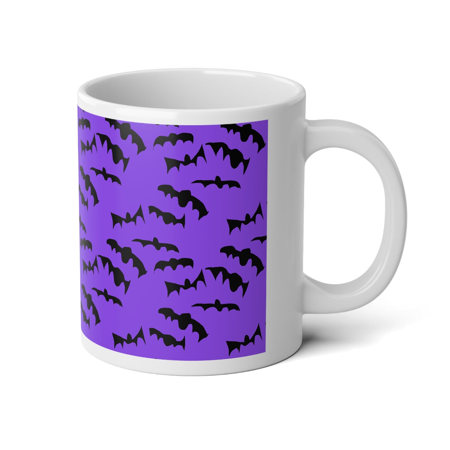Halloween Bat Jumbo Mug, 20oz Coffee Cup, Spooky Drinkware, Gift for Halloween Lovers, Witchy Kitchen Decor