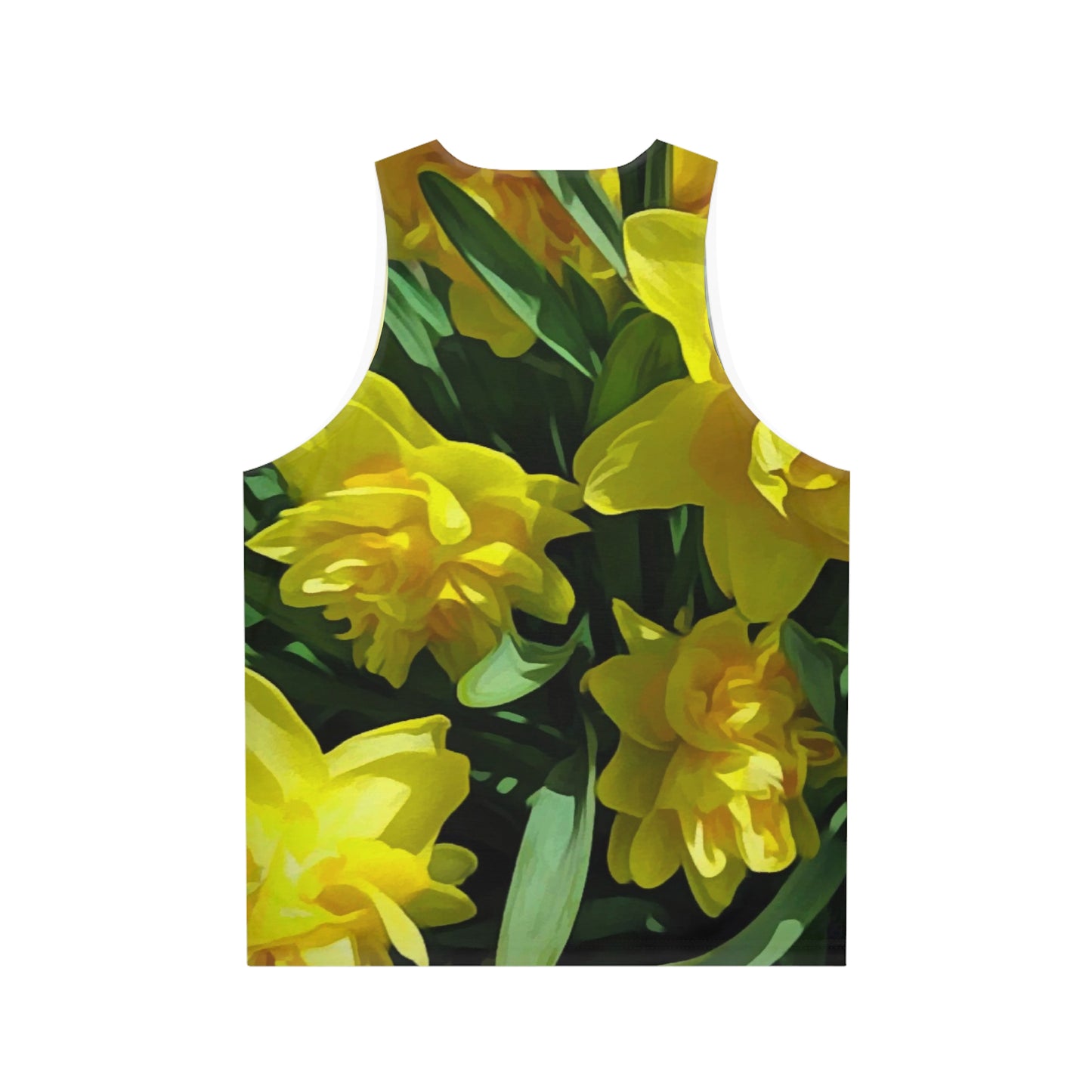 Bright Yellow Daffodils Unisex Tank Top (AOP)