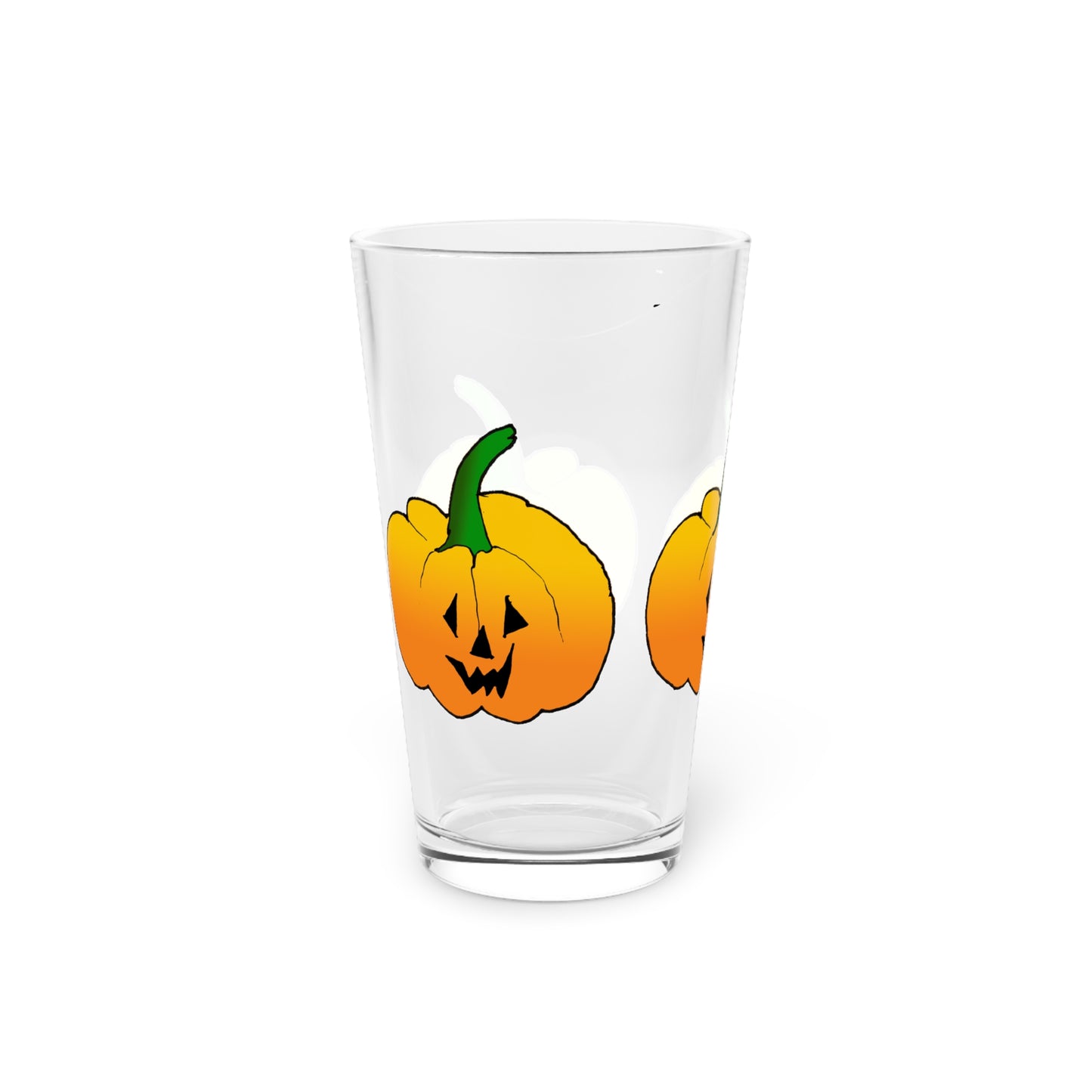 Jack O Lantern Pint Glass, 16oz
