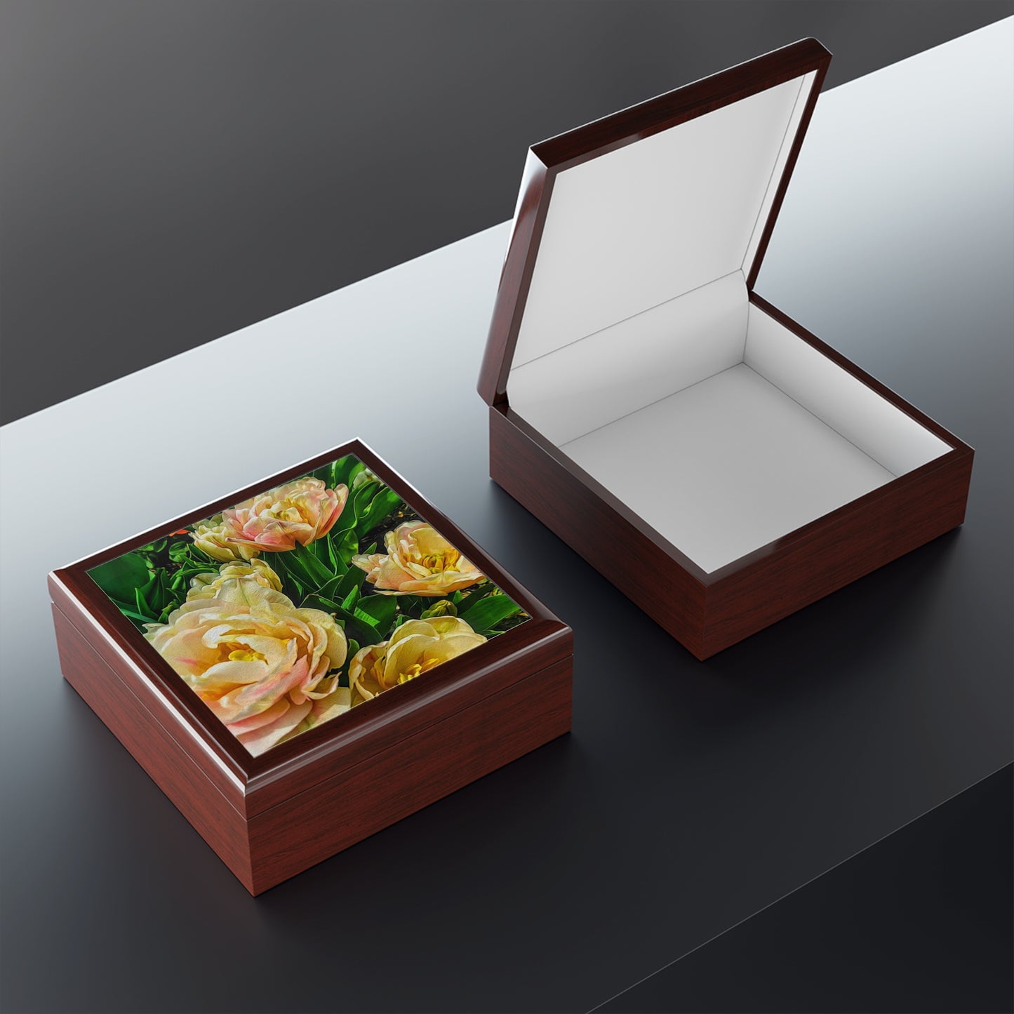 Early Summer Flowers Jewelry Box
