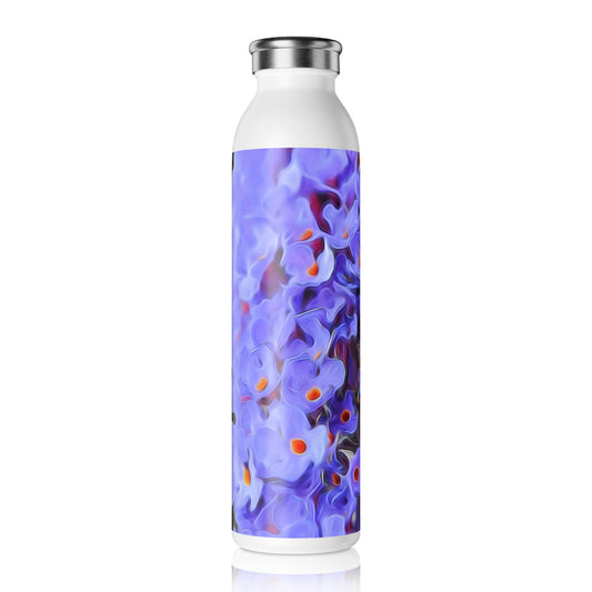 Butterfly Flower Slim Water Bottle | Reusable Hydration, Eco-Friendly Gifts, Summer Accessories, Fitness Gear, Travel Essentials