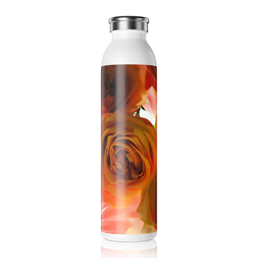 Pastel Pink and Orange Roses Slim Water Bottle with Rose Design, Eco-Friendly Hydration Container, Perfect Gift for Flower Lovers, Stylish Hydration on the [...]