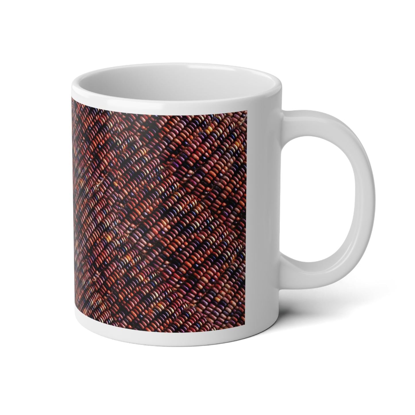 Indian Corn Jumbo Coffee Mug, 20oz - Unique Art Mug, Perfect for Gifting, Home Decor, Office Use, Birthday, and Holiday Celebrations
