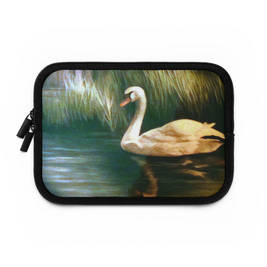 Swan Painting Laptop Sleeve