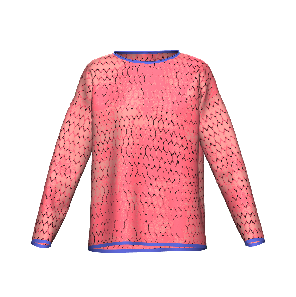 Pink Dragon Scales Sweater