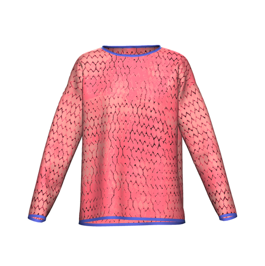 Pink Dragon Scales Sweater