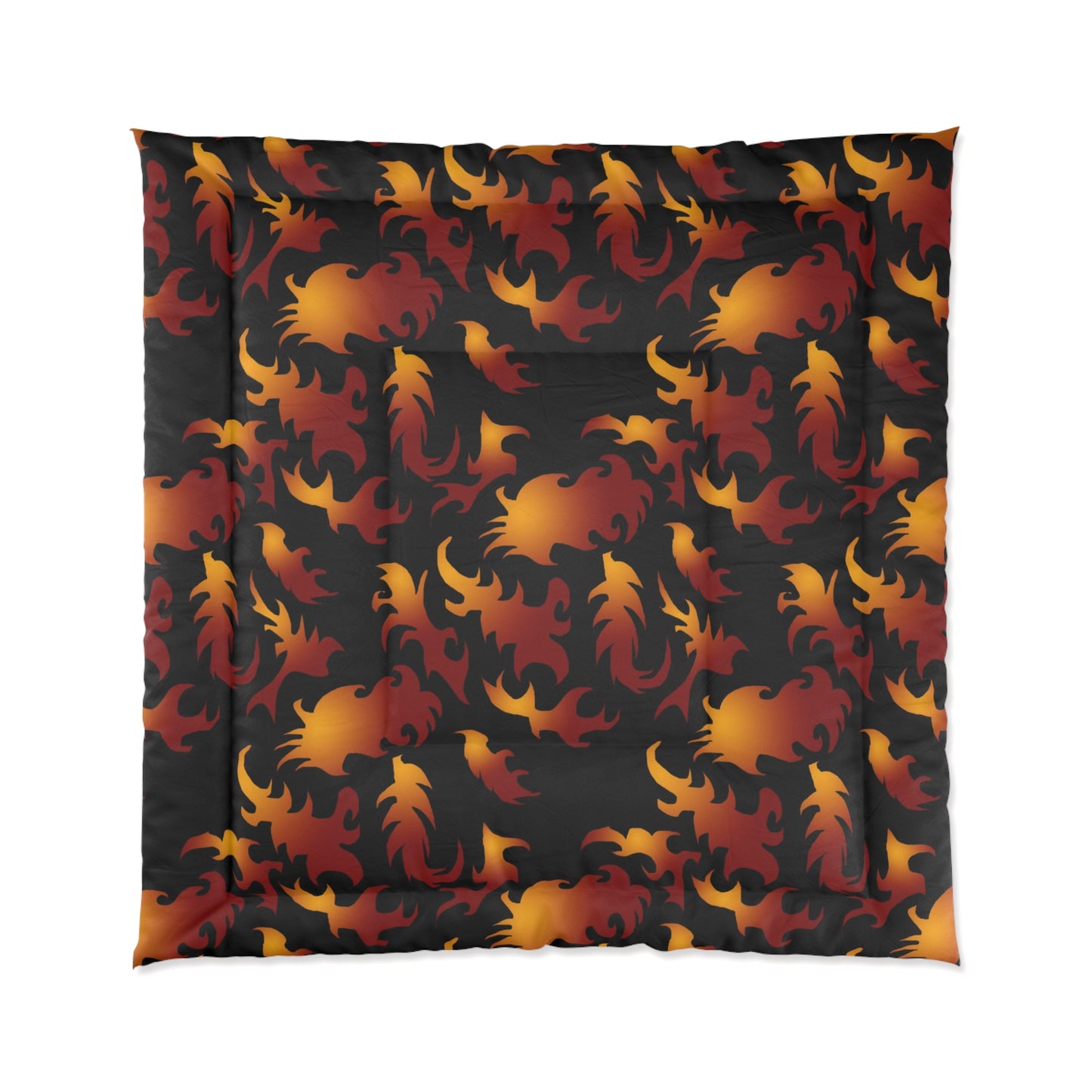 Flame Pattern Comforter —  Bedding