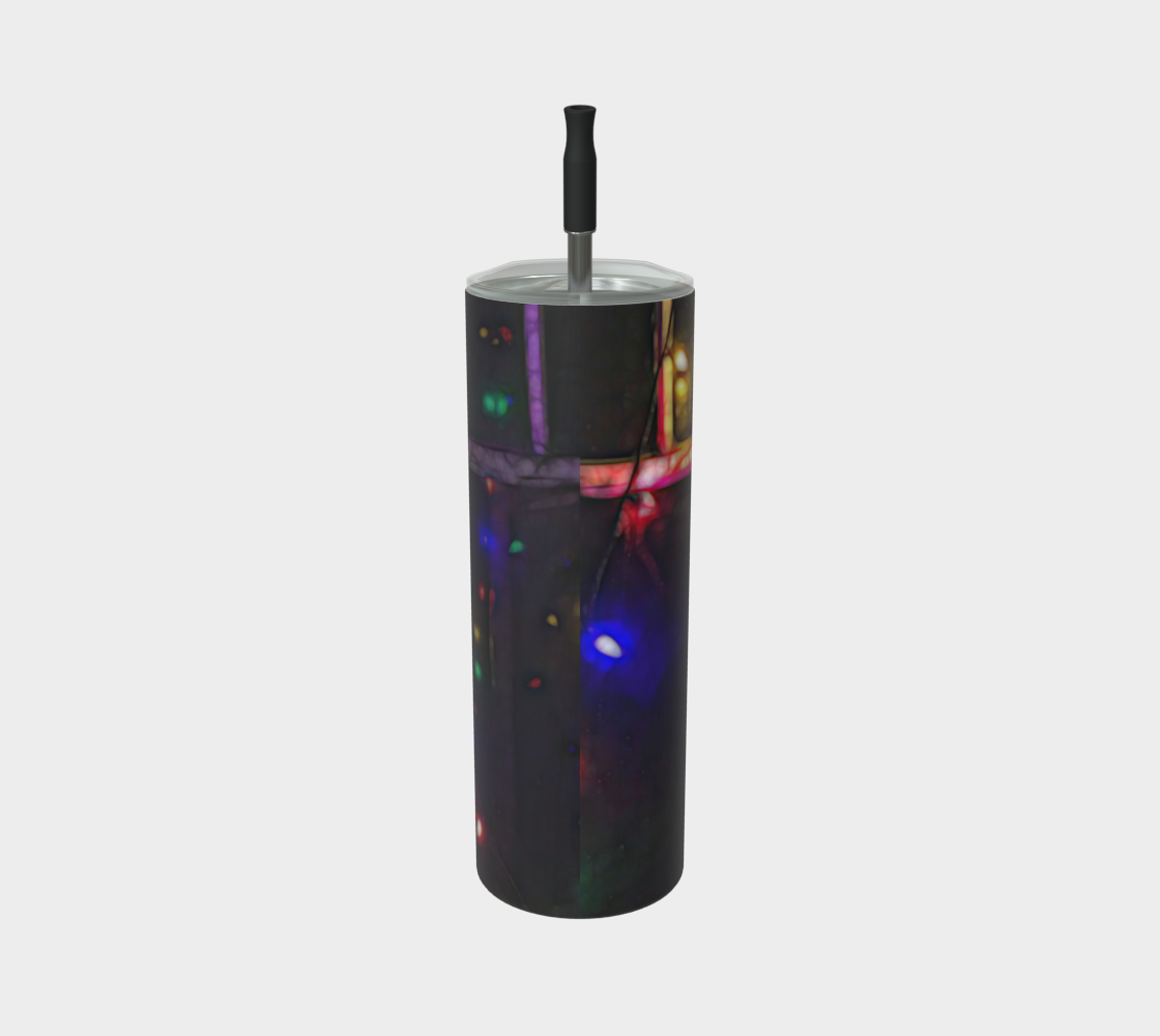 Christmas Light Refraction Stainless Steel Tumbler