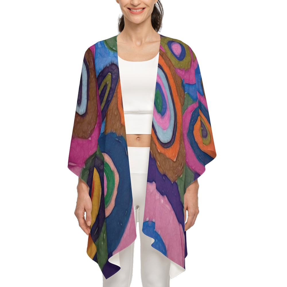 Warm Autumn Bubbles Women's Silky-like Wrap-Ultra-Soft and Smooth